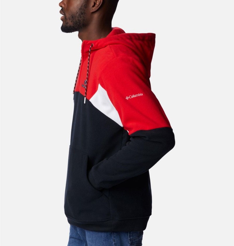 Columbia Collegiate Lodge Fleece - Georgia Men's Hoodie Red | SVDKET-930