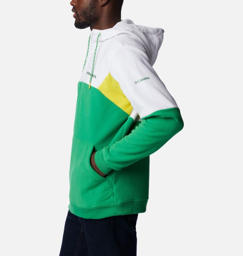 Columbia Collegiate Lodge Fleece - Oregon Men's Hoodie Green | IPHLBY-683