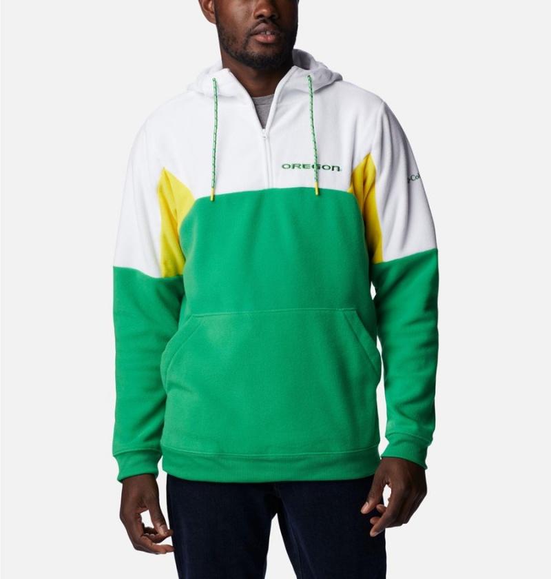 Columbia Collegiate Lodge Fleece - Oregon Men\'s Hoodie Green | IPHLBY-683