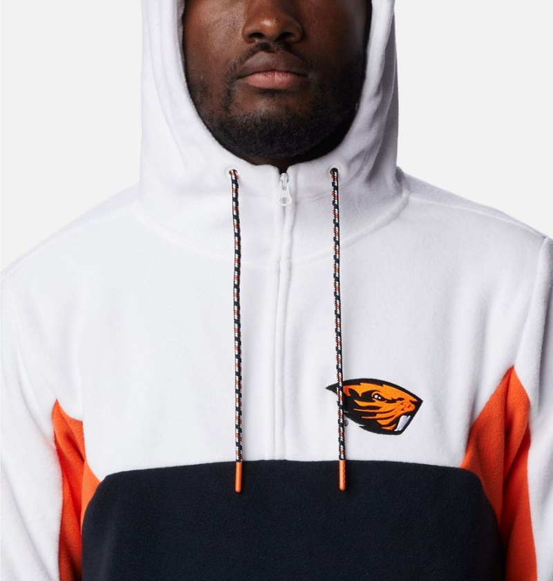 Columbia Collegiate Lodge Fleece - Oregon State Men's Hoodie Black | XAUQBR-793
