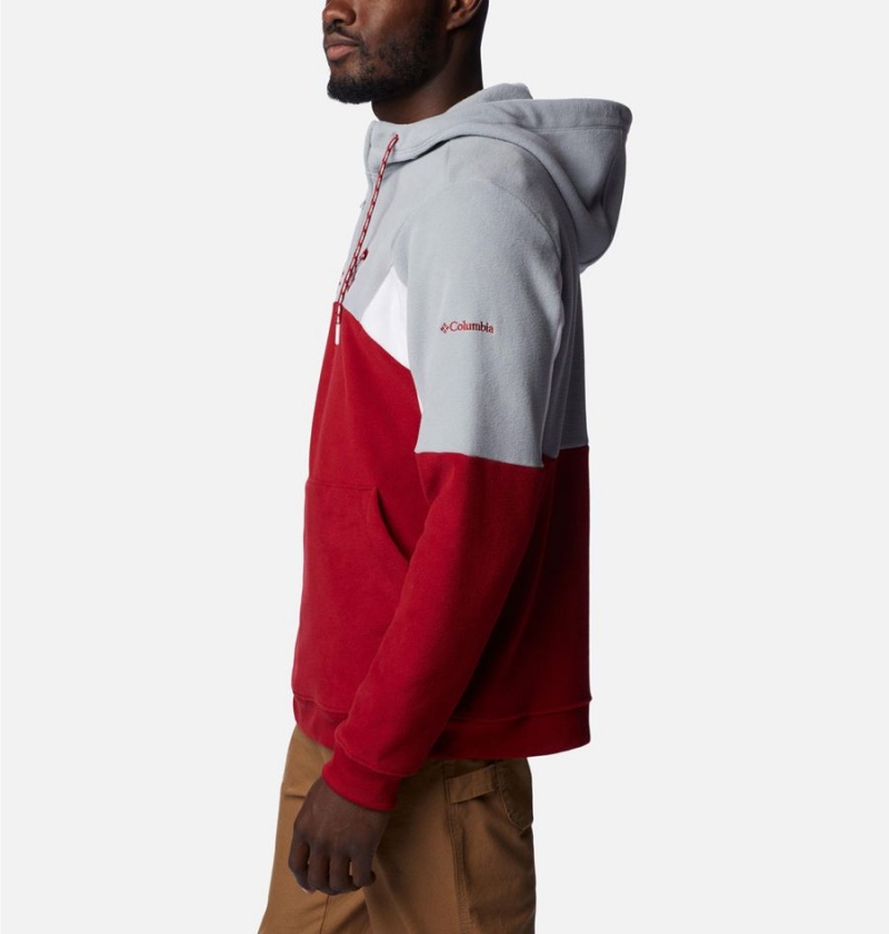 Columbia Collegiate Lodge Fleece - Washington State Men's Hoodie Red | LDOYMT-192