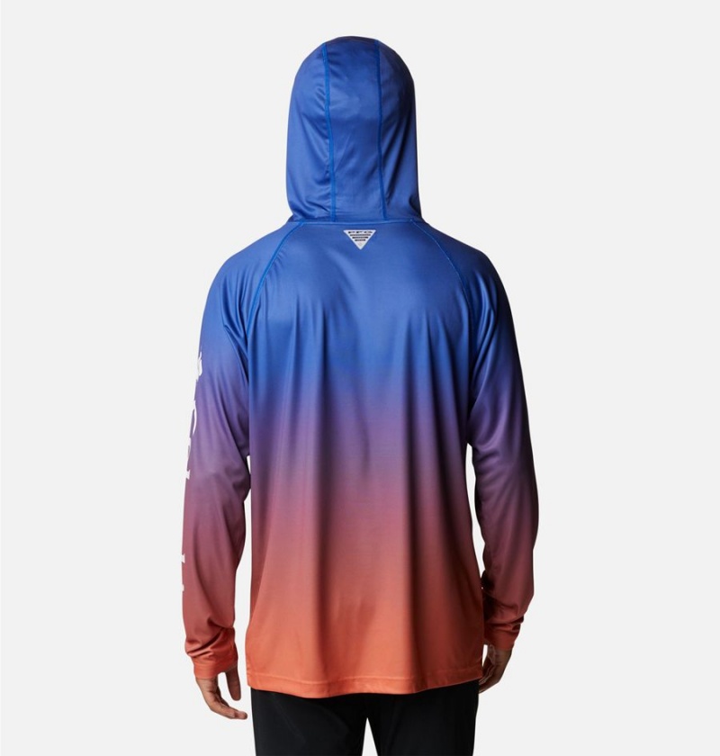Columbia Collegiate PFG Super Terminal Tackle - Florida Men's Hoodie Blue | RCQBIV-542
