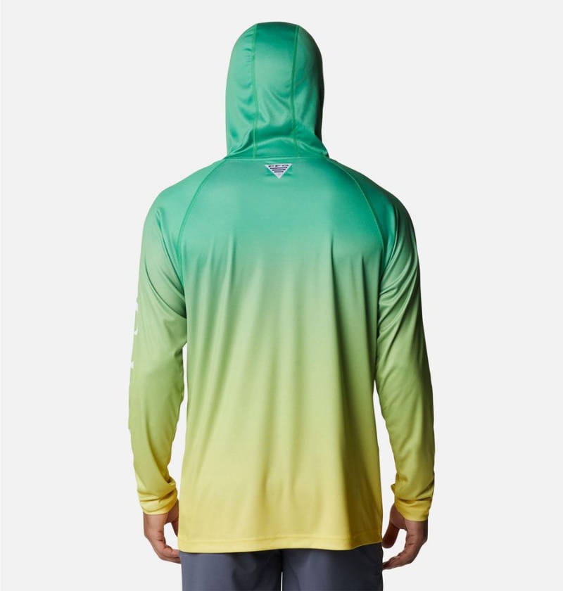 Columbia Collegiate PFG Super Terminal Tackle - Oregon Men's Hoodie Green | EHXILG-328