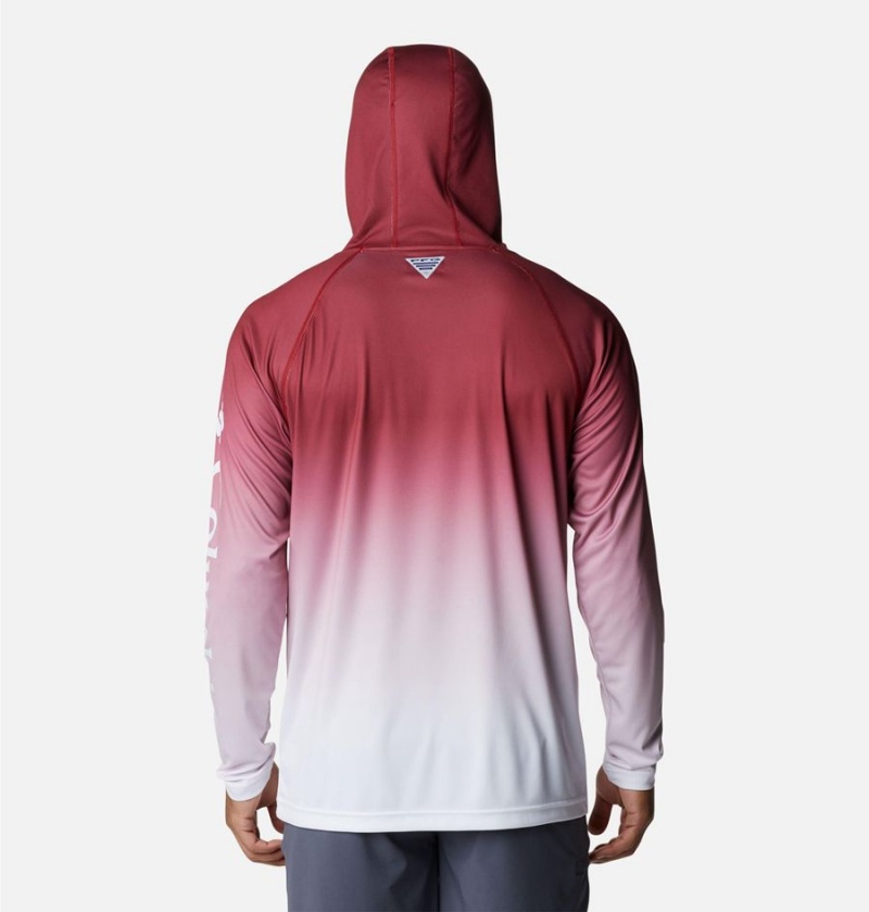 Columbia Collegiate PFG Super Terminal Tackle - Alabama Men's Hoodie Red | FGCMNJ-901