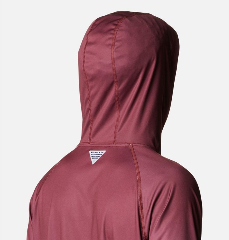 Columbia Collegiate PFG Super Terminal Tackle - Florida State Men's Hoodie Red | XZFTYK-128