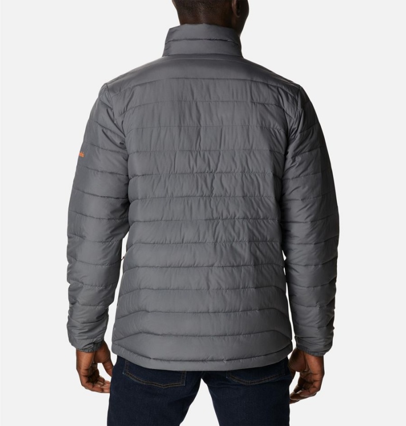 Columbia Collegiate Powder Lite - Clemson Insulated Men's Puffer Jacket Grey | VXJYTL-340