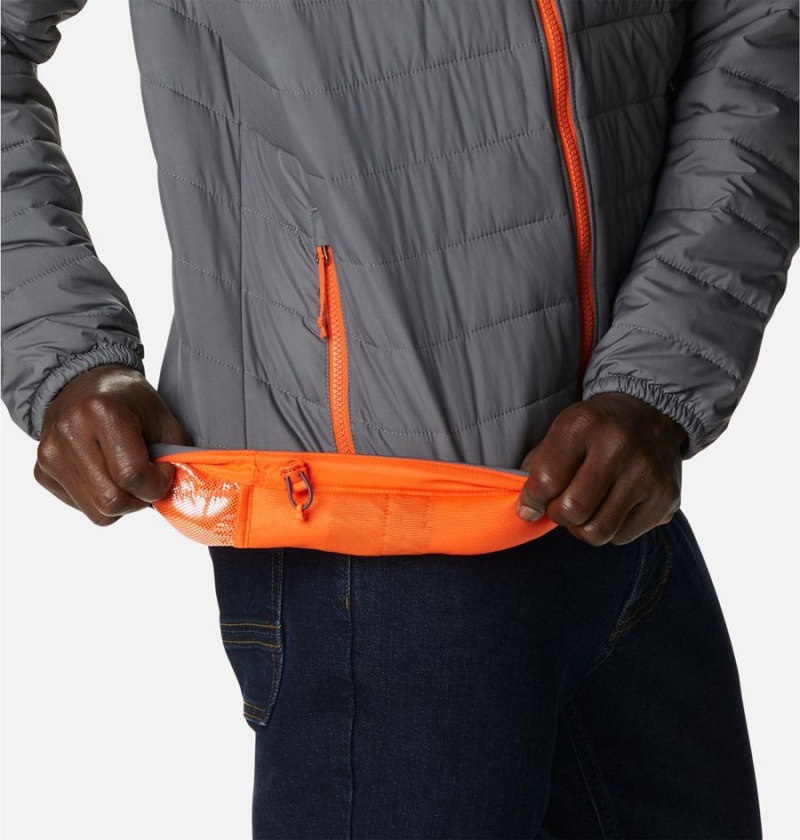 Columbia Collegiate Powder Lite - Clemson Insulated Men's Puffer Jacket Grey | VXJYTL-340