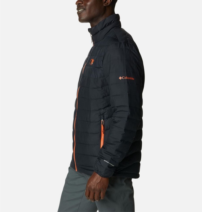Columbia Collegiate Powder Lite - Oregon State Insulated Men's Puffer Jacket Black | DBVEOG-134
