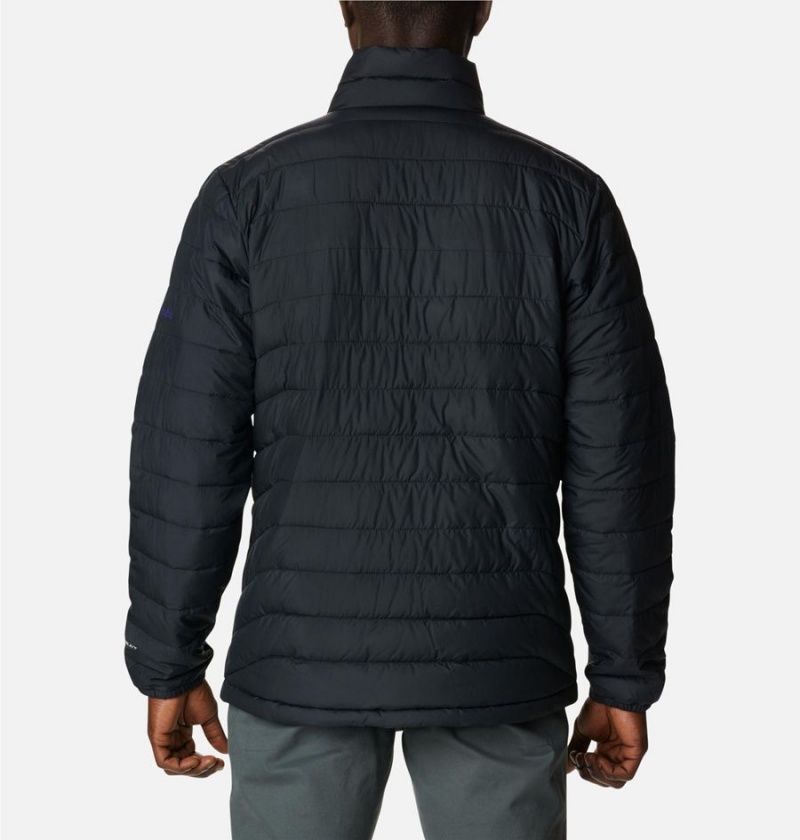 Columbia Collegiate Powder Lite - Washington Insulated Men's Puffer Jacket Black | SMRFVZ-281