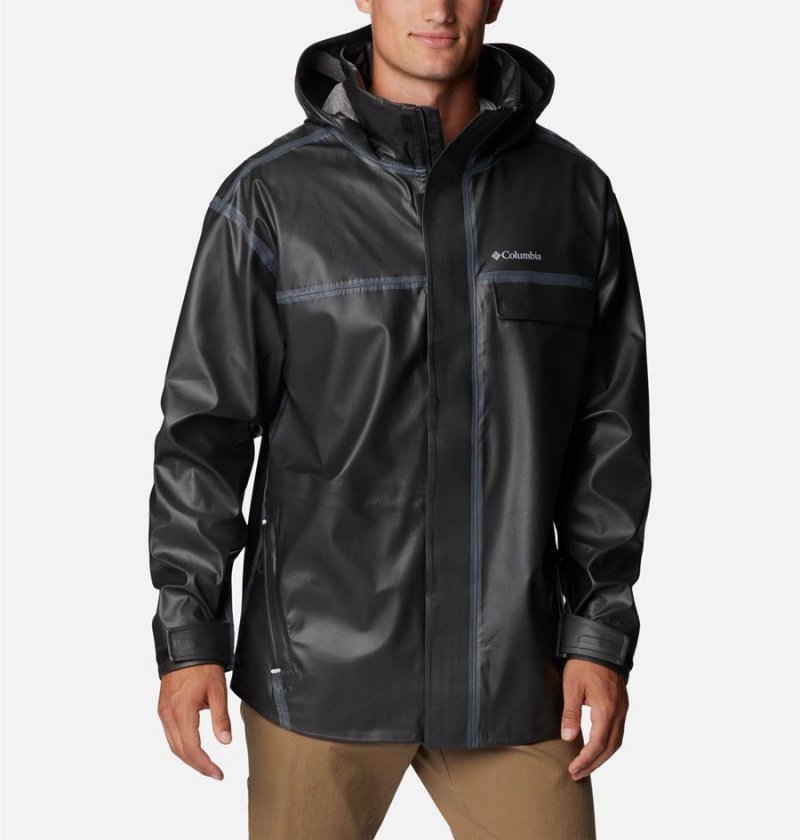 Columbia Coral Ridge OutDry Extreme Men\'s Rain Jacket Black | MRIBOQ-461