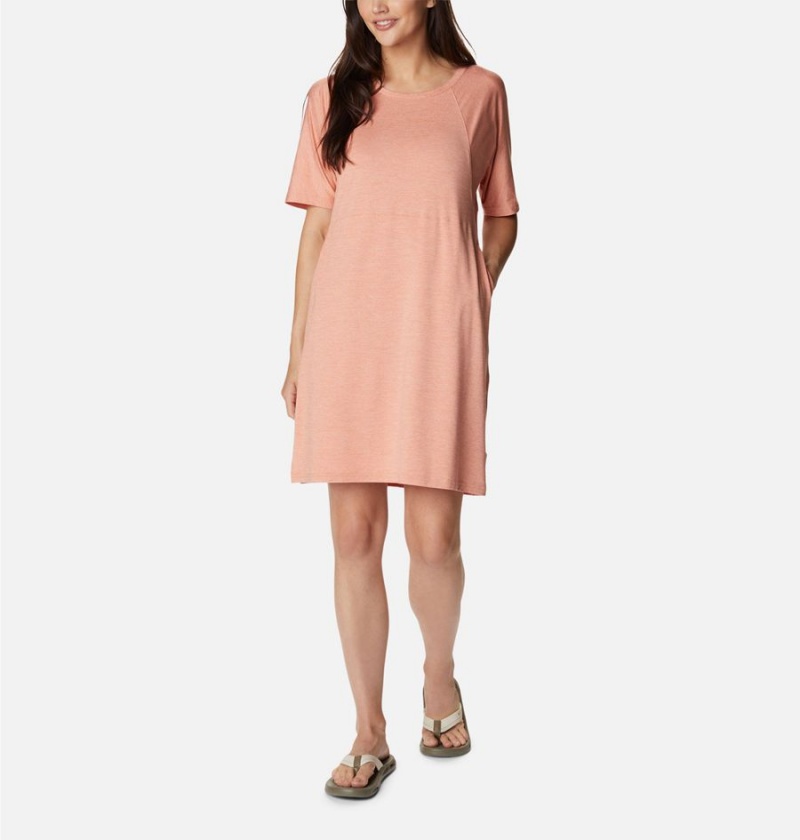 Columbia Coral Ridge Women\'s Dress Pink | OHDLIG-680