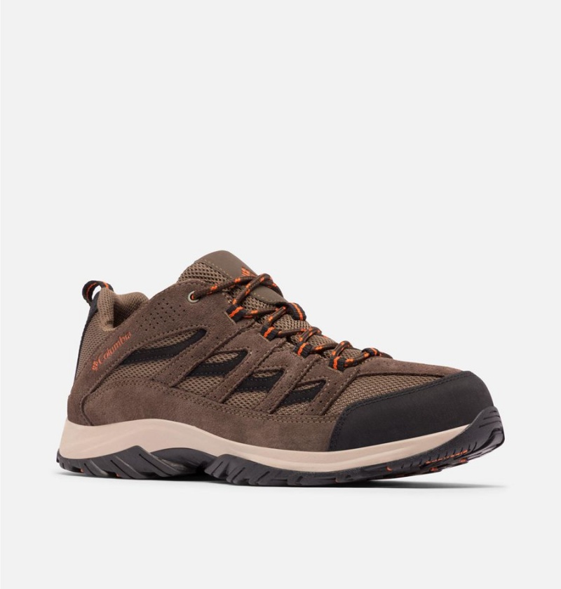 Columbia Crestwood Men's Hiking Shoes Brown | KGFNUW-284