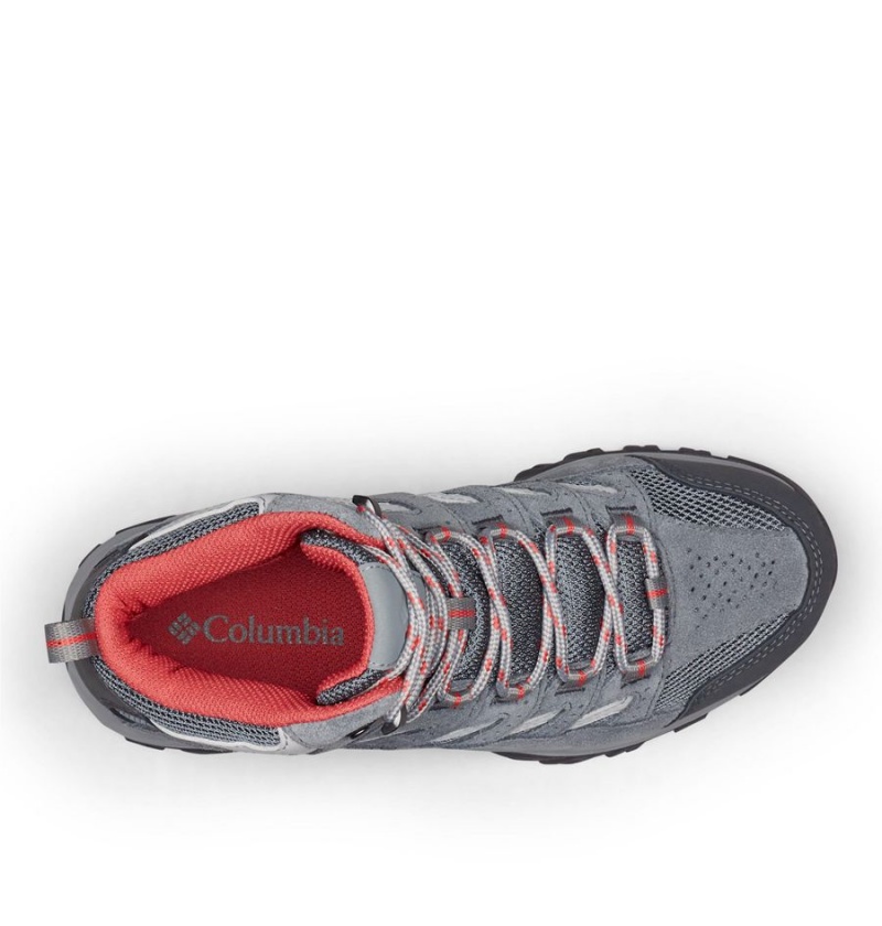 Columbia Crestwood Mid Waterproof Boot Women's Hiking Shoes Grey | FWMSIP-571