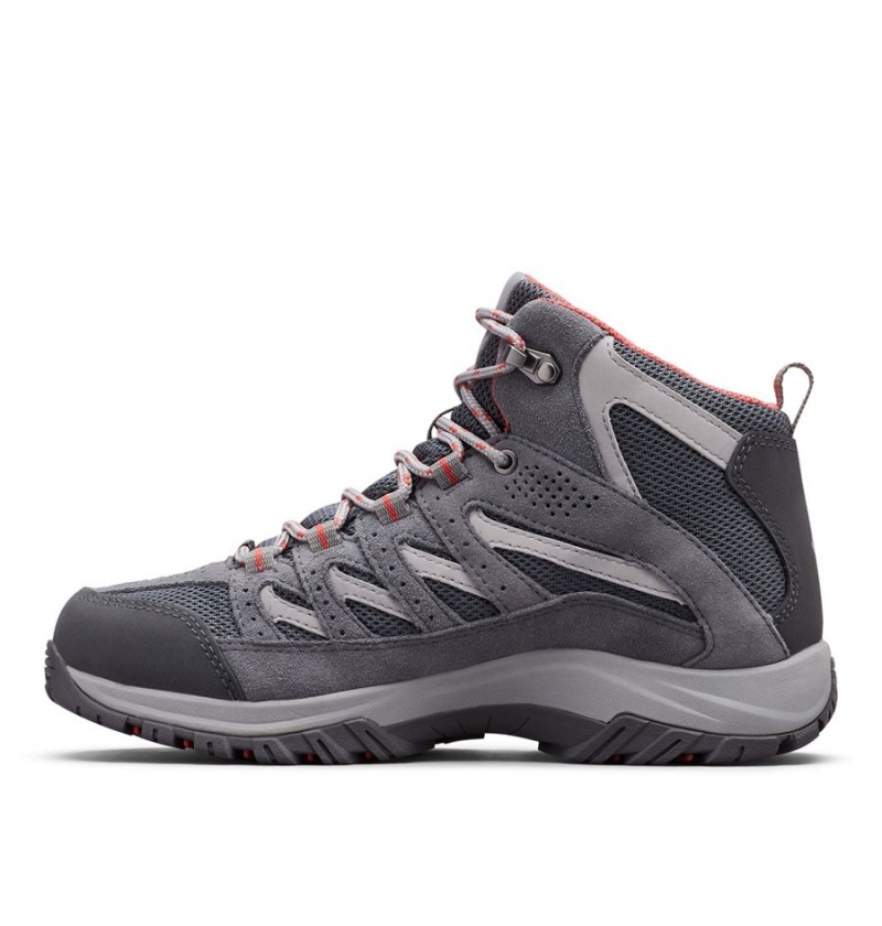 Columbia Crestwood Mid Waterproof Boot Women's Hiking Shoes Grey | FWMSIP-571