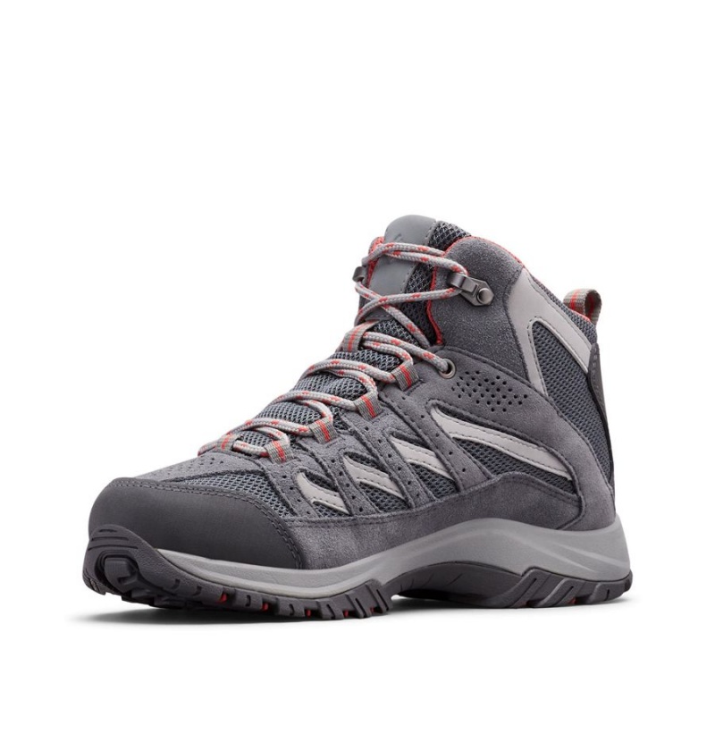 Columbia Crestwood Mid Waterproof Boot Women's Hiking Shoes Grey | FWMSIP-571