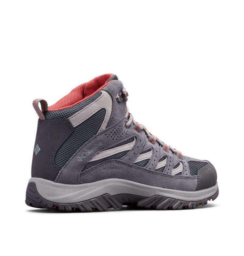 Columbia Crestwood Mid Waterproof Boot Women's Hiking Shoes Grey | FWMSIP-571