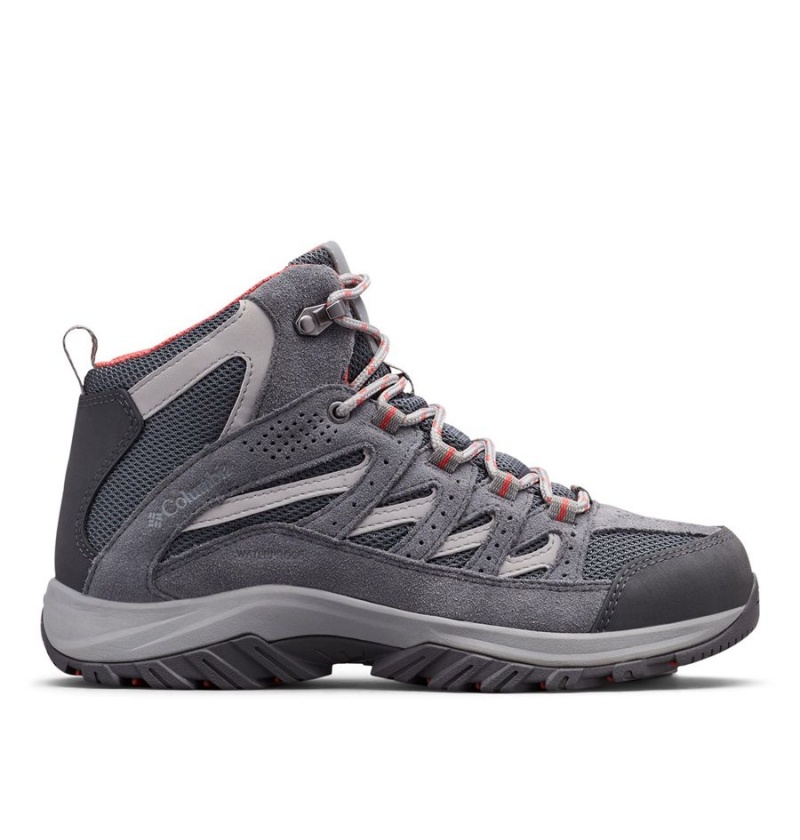 Columbia Crestwood Mid Waterproof Boot Women\'s Hiking Shoes Grey | FWMSIP-571