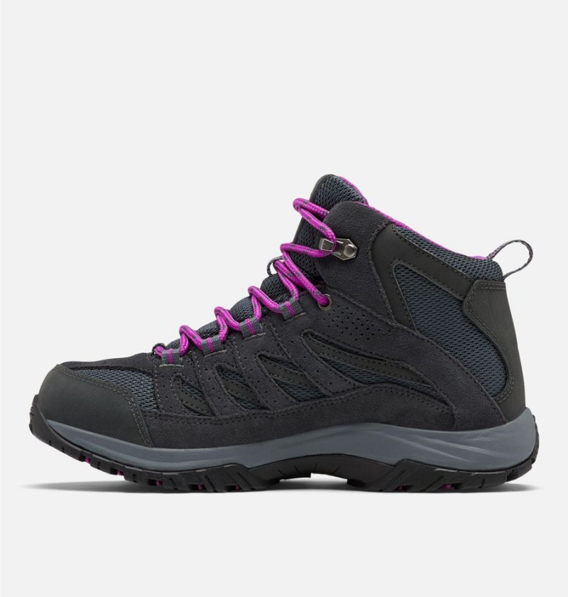 Columbia Crestwood Mid Waterproof Boot Women's Hiking Shoes Grey | GTEUCR-014