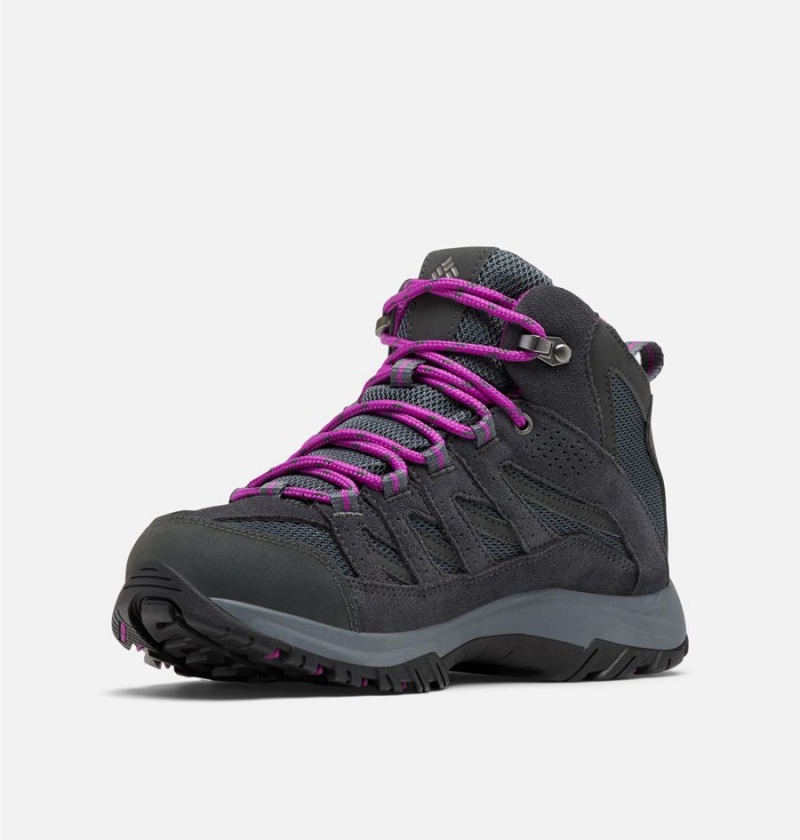 Columbia Crestwood Mid Waterproof Boot Women's Hiking Shoes Grey | GTEUCR-014
