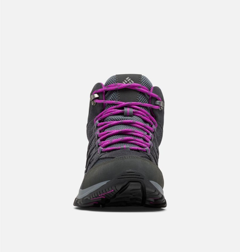 Columbia Crestwood Mid Waterproof Boot Women's Hiking Shoes Grey | GTEUCR-014
