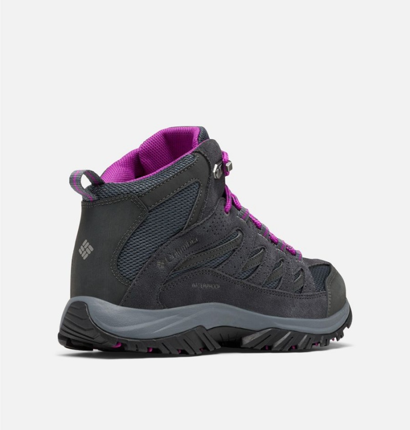 Columbia Crestwood Mid Waterproof Boot Women's Hiking Shoes Grey | GTEUCR-014