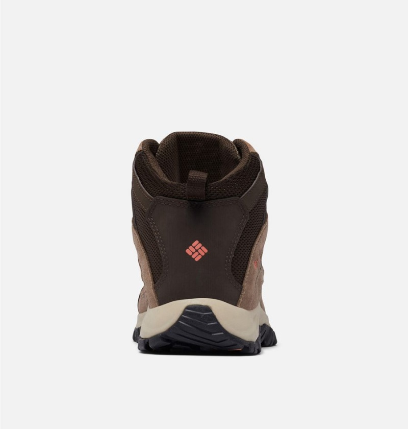 Columbia Crestwood Mid Waterproof Boot Women's Hiking Shoes Brown | BEZHJS-467