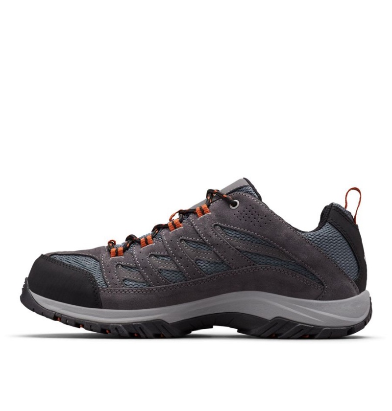 Columbia Crestwood Waterproof Men's Hiking Shoes Grey | VPRHXJ-538