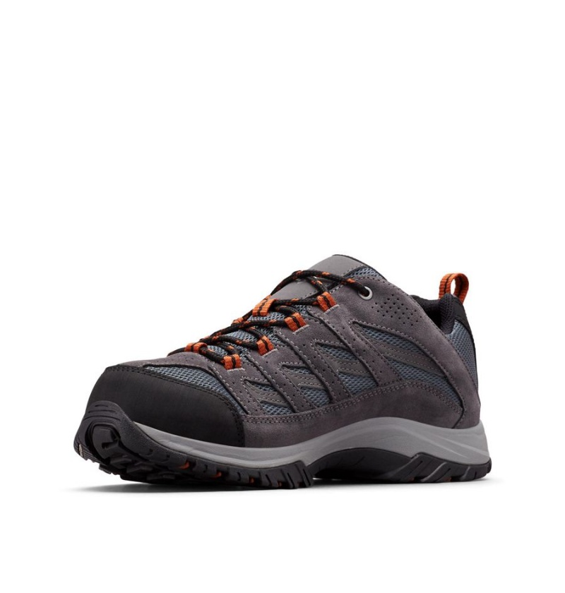 Columbia Crestwood Waterproof Men's Hiking Shoes Grey | VPRHXJ-538