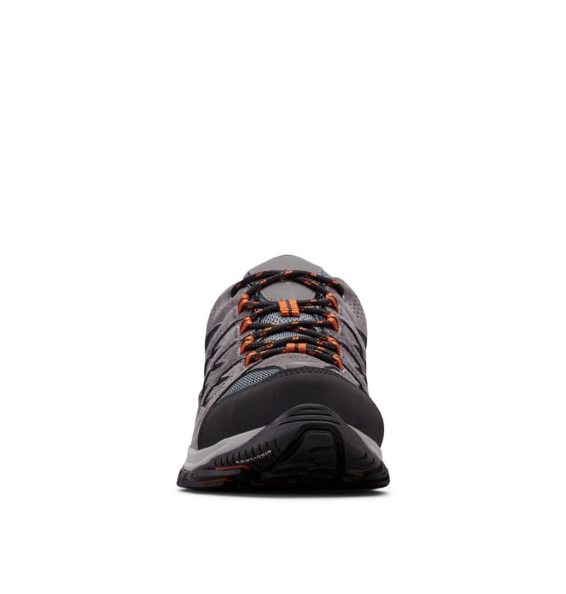 Columbia Crestwood Waterproof Men's Hiking Shoes Grey | VPRHXJ-538