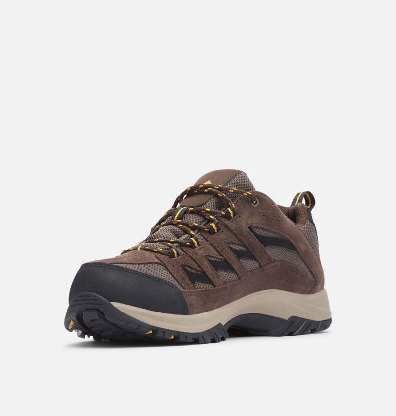 Columbia Crestwood Waterproof Men's Hiking Shoes Brown | EATORV-281