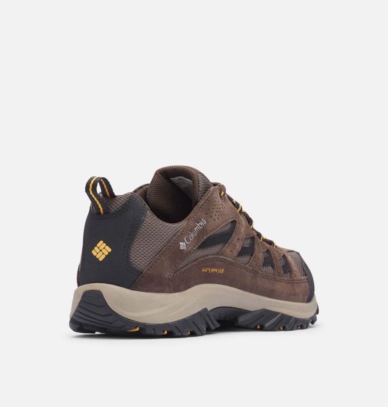 Columbia Crestwood Waterproof Men's Hiking Shoes Brown | EATORV-281