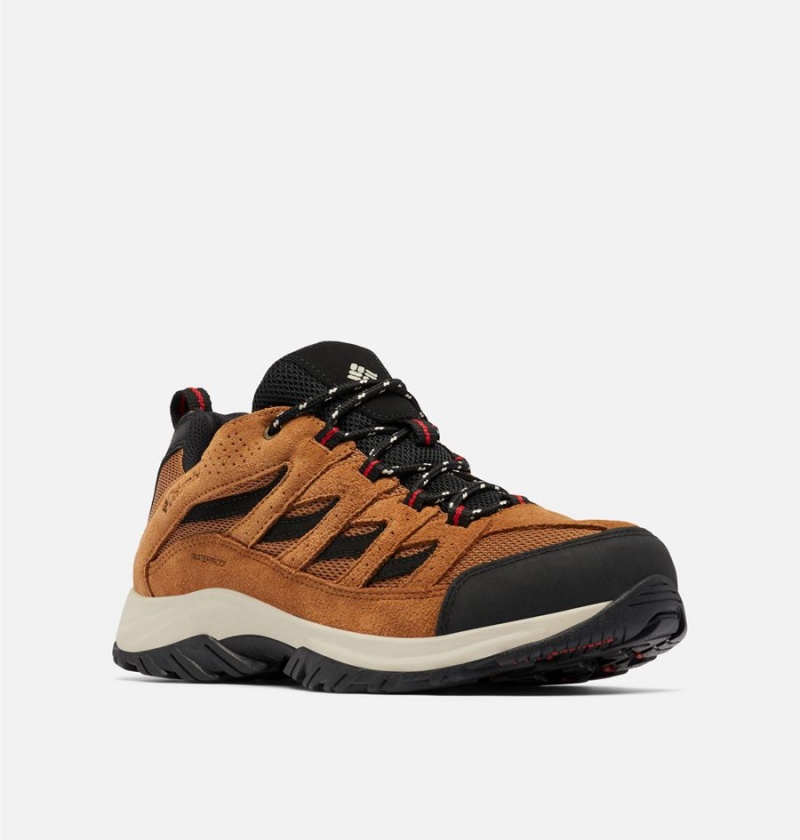Columbia Crestwood Waterproof Men's Hiking Shoes Brown | EMCAKW-087
