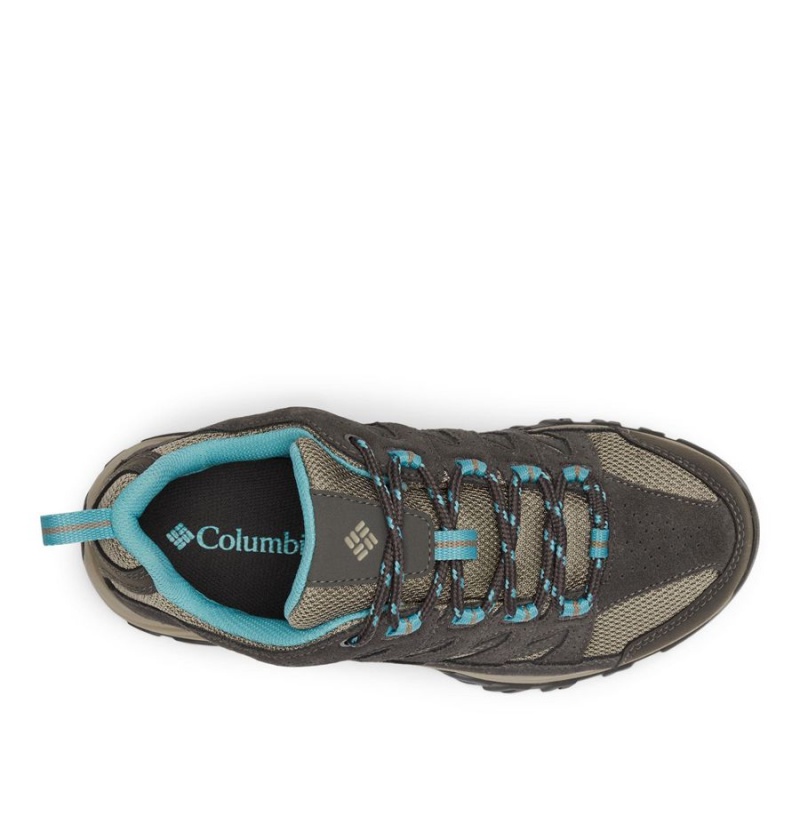 Columbia Crestwood Waterproof Women's Hiking Shoes Beige | NZHOXT-615