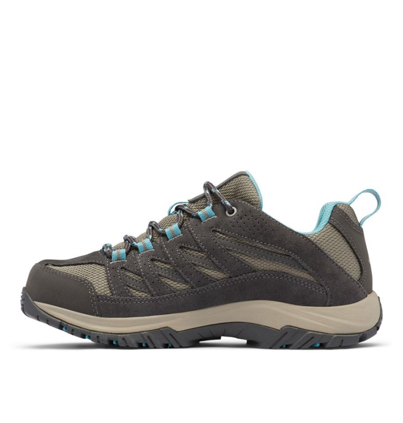 Columbia Crestwood Waterproof Women's Hiking Shoes Beige | NZHOXT-615