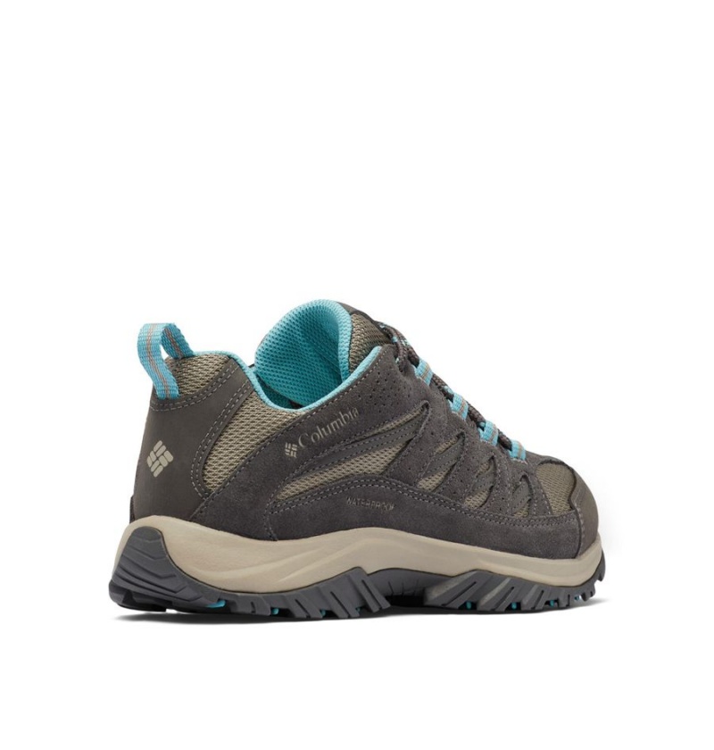 Columbia Crestwood Waterproof Women's Hiking Shoes Beige | NZHOXT-615