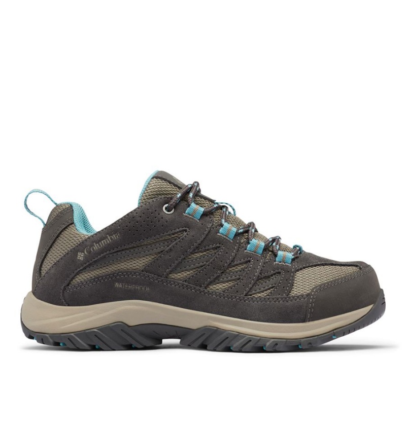 Columbia Crestwood Waterproof Women\'s Hiking Shoes Beige | NZHOXT-615