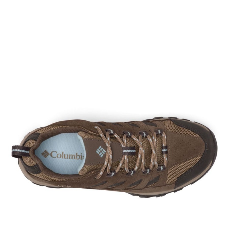 Columbia Crestwood Waterproof Women's Hiking Shoes Brown | LQFBPM-407