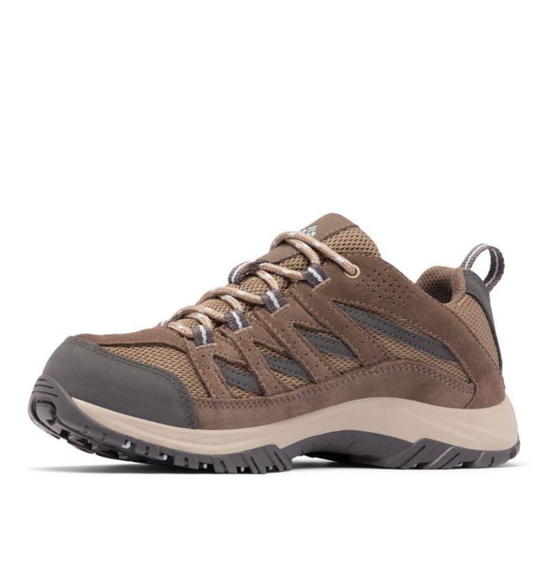 Columbia Crestwood Waterproof Women's Hiking Shoes Brown | LQFBPM-407