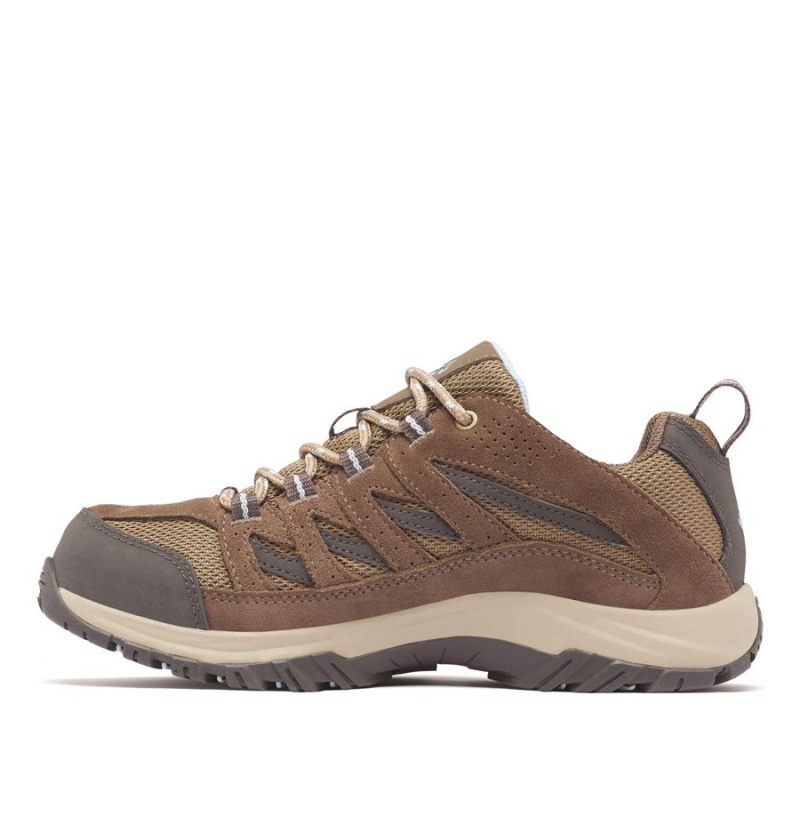 Columbia Crestwood Waterproof Women's Hiking Shoes Brown | LQFBPM-407