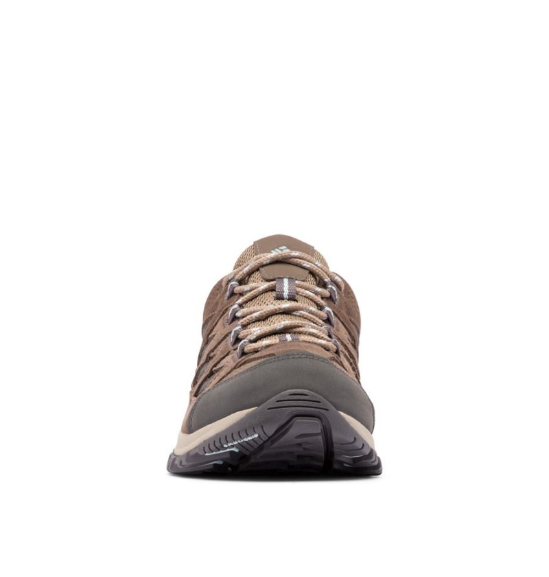 Columbia Crestwood Waterproof Women's Hiking Shoes Brown | LQFBPM-407