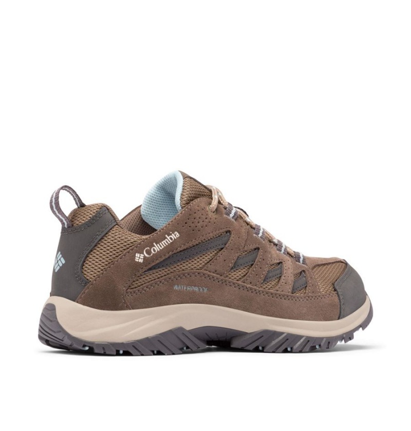 Columbia Crestwood Waterproof Women's Hiking Shoes Brown | LQFBPM-407