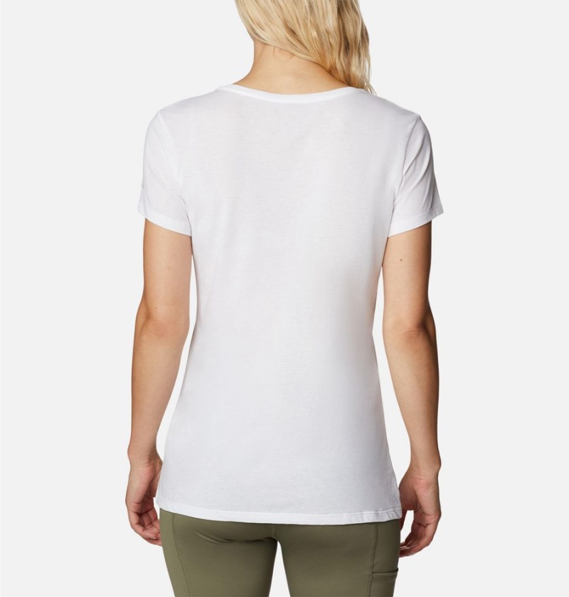 Columbia Daisy Days Graphic Women's T-Shirt White | TBOHMF-590