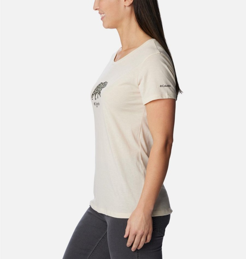 Columbia Daisy Days Graphic Women's T-Shirt White | REXBCK-514