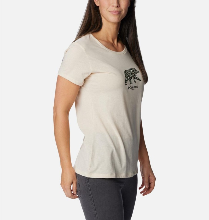 Columbia Daisy Days Graphic Women's T-Shirt White | REXBCK-514