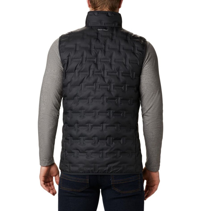 Columbia Delta Ridge Down Men's Vest Black | ORIXDC-325