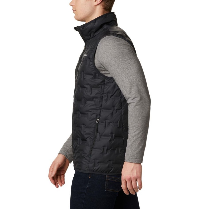 Columbia Delta Ridge Down Men's Vest Black | ORIXDC-325