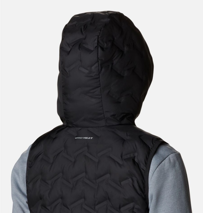 Columbia Delta Ridge Hooded Women's Vest Black | SLBTRD-892