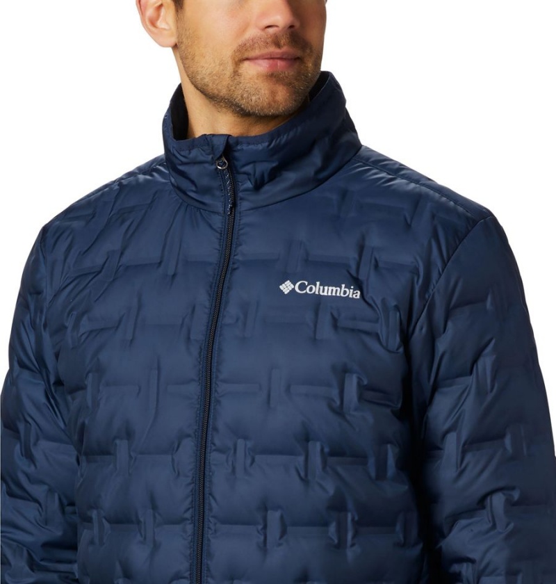 Columbia Delta Ridge Insulated Men's Puffer Jacket Navy | XHSDPR-160