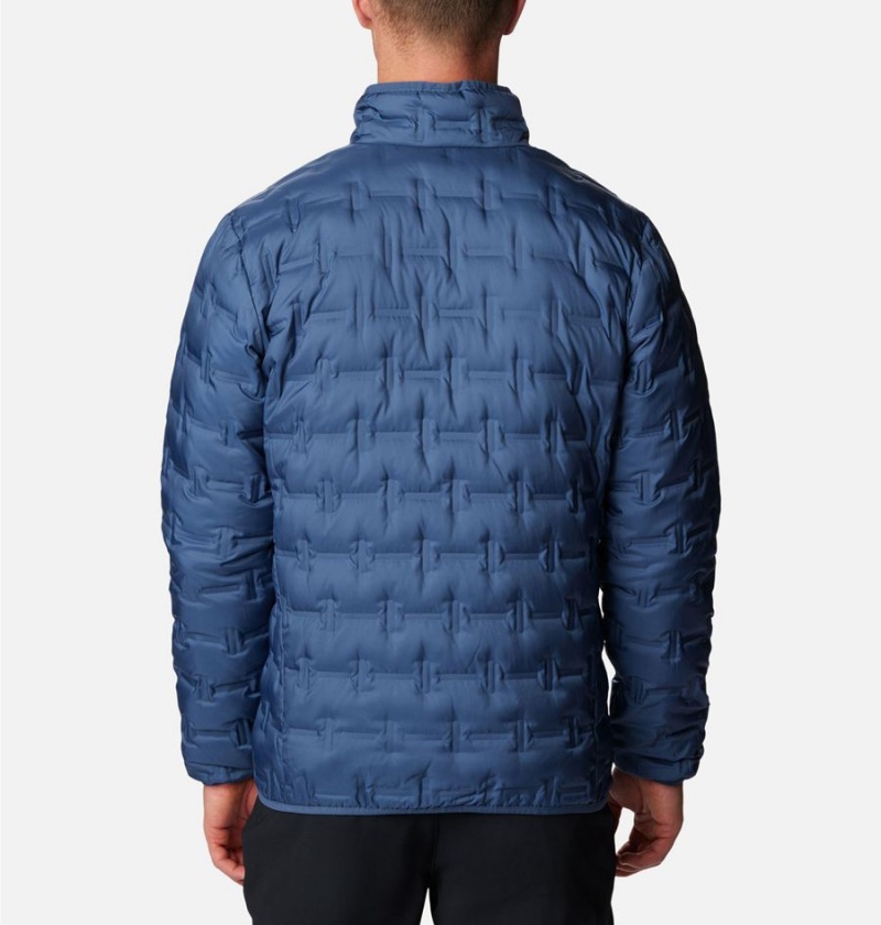 Columbia Delta Ridge Insulated Men's Puffer Jacket Blue | WRFGTJ-472
