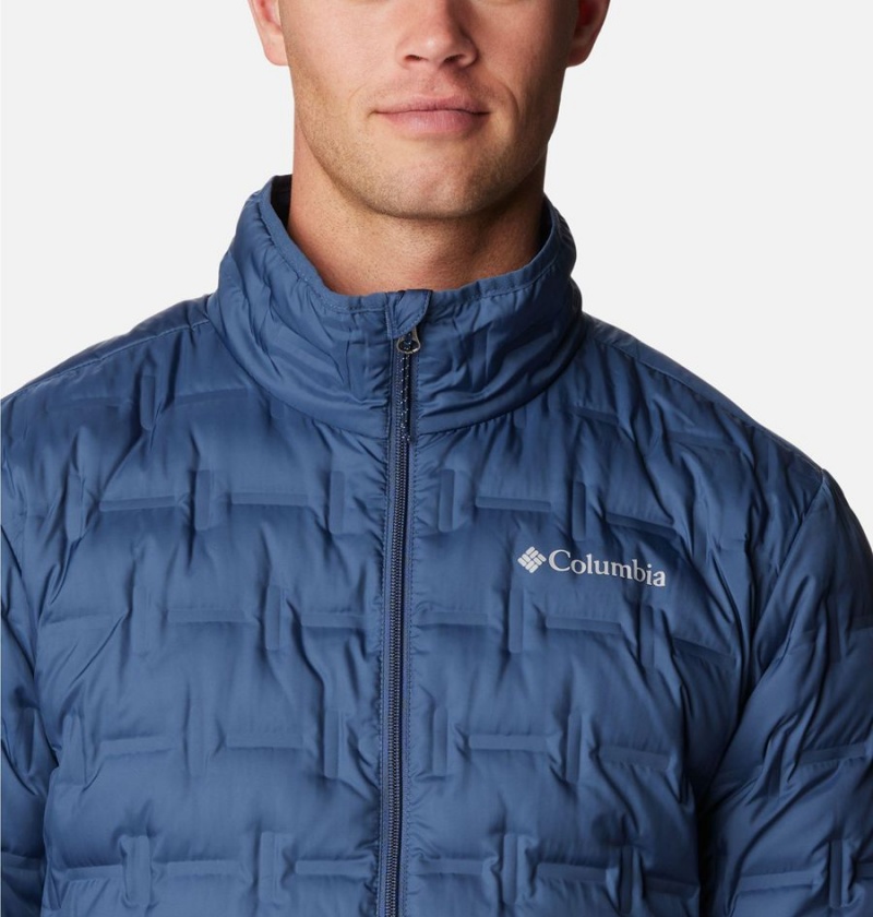 Columbia Delta Ridge Insulated Men's Puffer Jacket Blue | WRFGTJ-472